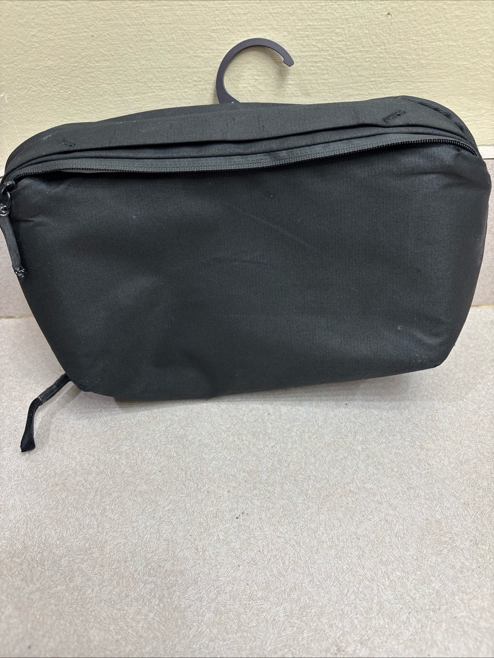 Peak Design Wash Pouch Zippered Organizer Bag Weatherproof Nylon Black